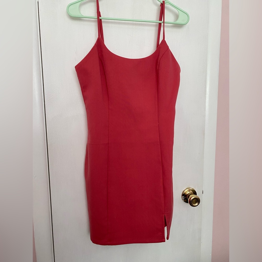 Forever 21 Pink Spaghetti Strap Sheath Mini Dress
